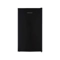 Cookology 93L Freestanding Under Counter Fridge with Chiller Box - Adjustable Temperature Control & Legs - Black