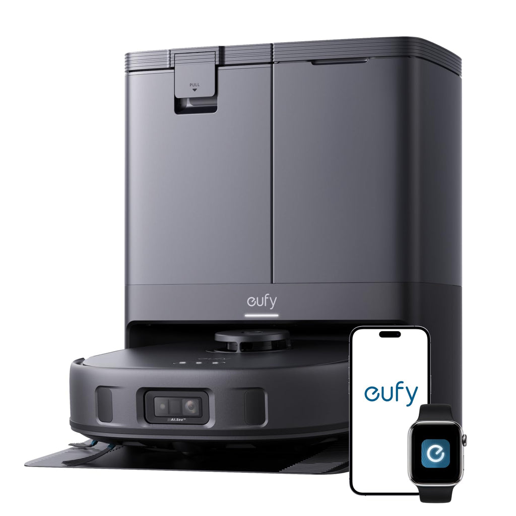 eufy X10 Pro Omni Robot Vacuum Cleaner With Mop, Incredible Suction, Dual Mops with 12 mm Auto-Lift and Carpet Detection