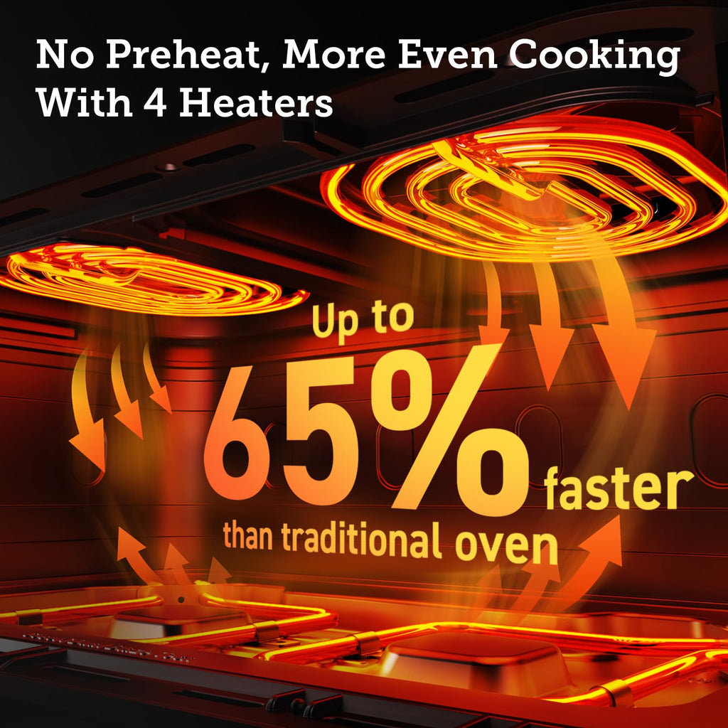 Cosori Dual Air Fryer, 10L Flexible Capacity, Dual Blaze Heating for Fast and Even Results, Single & Double Zone