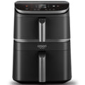 Cosori TurboTower Dual Air Fryer 10.8L, Space-Saving Double Stack Airfryer, Turbo Blaze Tech for Faster & Even Crisp Results