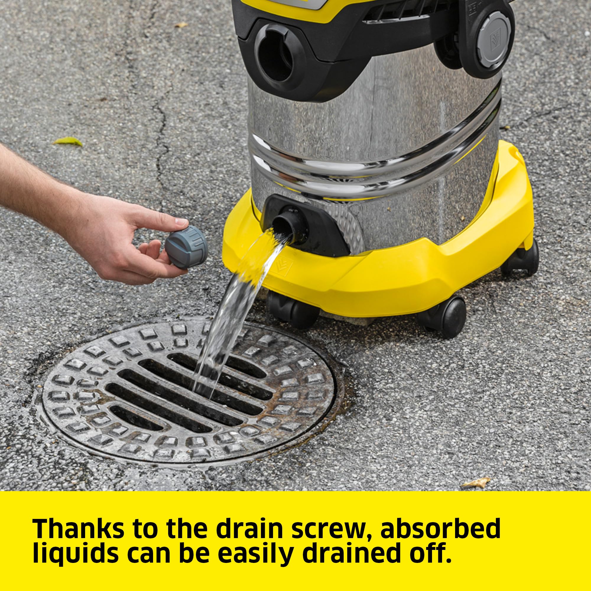 KÄRCHER Wet and Dry vacuum cleaner WD 6 P Premium, blower function, 1,300 W, stainless steel container: 30 l